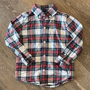 Janie and Jack Multicolor Plaid Shirt